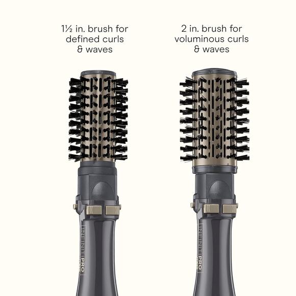 INFINITIPRO by CONAIR Hot Air Styling Brush Set with 2-Inch & 1.5-Inch Bristles - Picture 3 of 5
